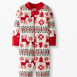 Hanna Andersson Dear Deer Baby Zip Sleeper